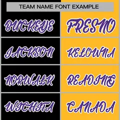 Black Yellow-Purple Two Tone Split Varsity Full-Snap Letterman Jacket 5