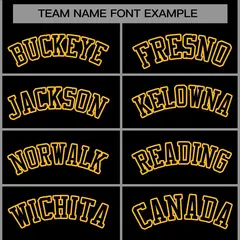 Black Yellow Raglan Full-Snap Varsity Letterman Jacket 5