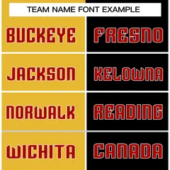 Black Yellow-Red Split Fashion Basketball Jersey 5