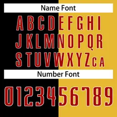 Black Yellow-Red Split Fashion Basketball Jersey 6