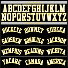 Black Yellow-White Classic Sets Basketball Jersey 5