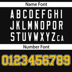 Black Yellow-White Side Two-Tone Authentic Baseball Jersey 4