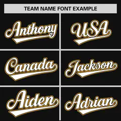 Black Yellow Zebra Stripes Graffiti Baseball Jersey 3
