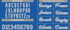 Blue Gray-White Classic Casual Basketball Jersey 3
