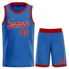 Blue Maroon-White Classic Sets Basketball Uniform Jersey