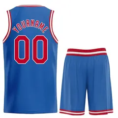 Blue Maroon-White Classic Sets Basketball Uniform Jersey 2
