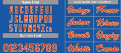 Blue Orange-White Heal Basketball Jersey 4