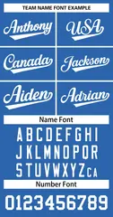 Blue White Classic Basketball Jersey 2