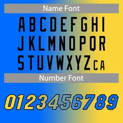 Blue Yellow Black Gradient Fashion Basketball Jersey 6