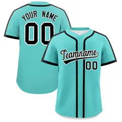 Bright Green Black Classic Authentic Baseball Jersey 1
