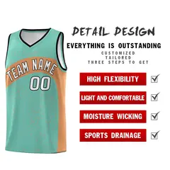 Bright Green Buckskin Brown Irregular Dot Graffiti Basketball Jersey 2