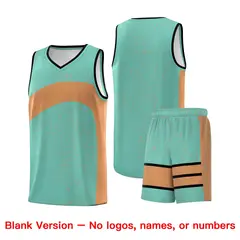 Bright Green Buckskin Brown Irregular Dot Graffiti Basketball Jersey 7