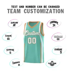 Bright Green Buckskin Brown White Ribbon Pattern Basketball Kit 4