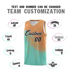 Bright Green Buckskin Brown Wing Pattern Basketball Jersey 4