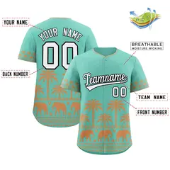 Bright Green Desert Yellow Graffiti Pattern Bossinia Baseball Jersey 2