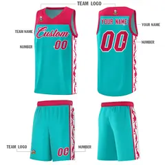 Bright Green Graffiti Side Pattern Basketball Jersey 5