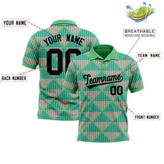 Bright Green Lingge Sunshine Team Polo Shirts 2