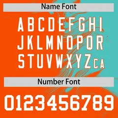 Bright Green Orange Ink Pattern Authentic Baseball Jersey 4