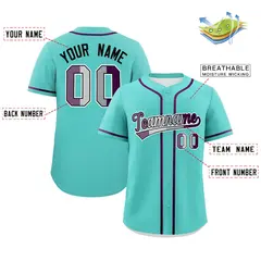 Bright Green Purple Pride Month Classic Baseball Jersey 2