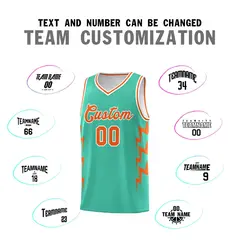 Bright Green Side Lightning Graffiti Basketball Jersey 4