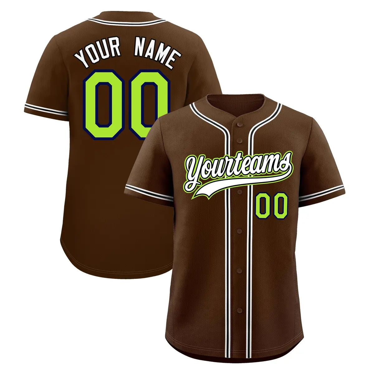 Brown Baseball Jersey