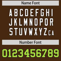 Brown Baseball Jersey 7