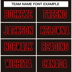 Brown Black-Red Classic Authentic Football Jersey 3