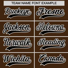 Brown Black Reversible Raglan Baseball Jersey 7
