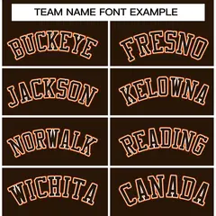 Brown Brown-White Varsity Full-Snap Letterman Jacket 5