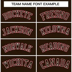 Brown Brown-White Varsity Full-Snap Letterman Jacket 5