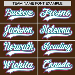 Brown Classic Baseball Jersey Moisture-Wicking Team Uniform 6