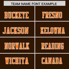 Brown Color Block Mesh Authentic Football Jersey 3