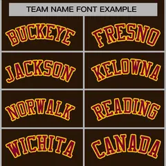 Brown Crimson-Gold Varsity Full-Snap Letterman Jacket 5