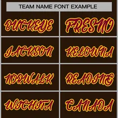 Brown Crimson-Gold Varsity Full-Snap Letterman Jacket 5