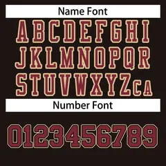 Brown Crimson-Old Gold Football Jersey 4