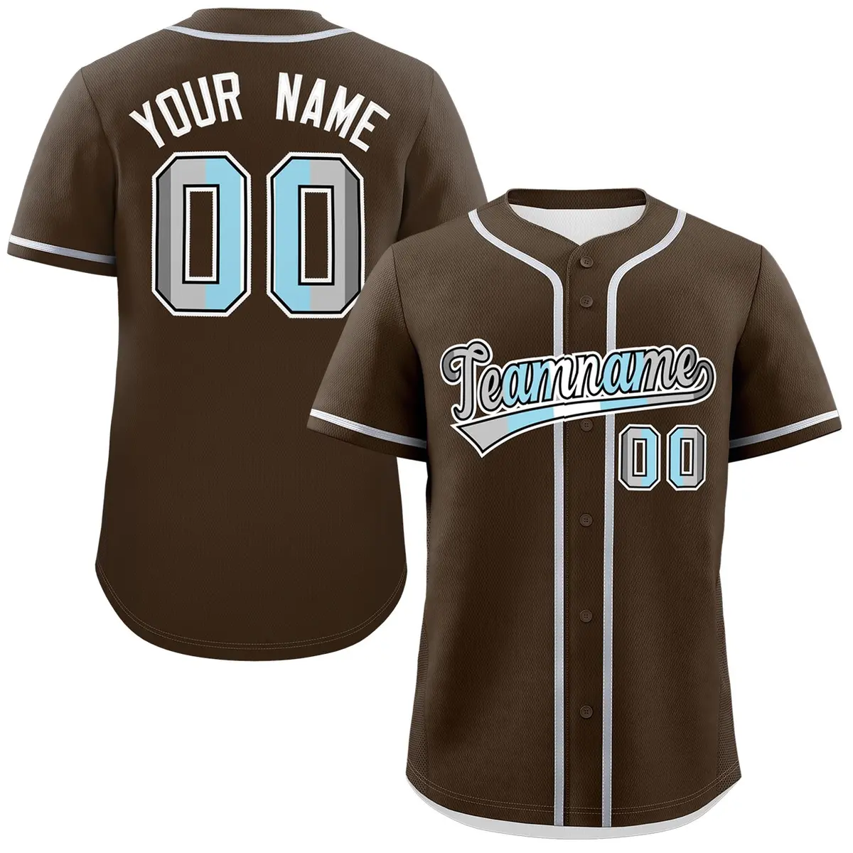 Brown Demiboy Pride Month Classic Authentic Baseball Jersey