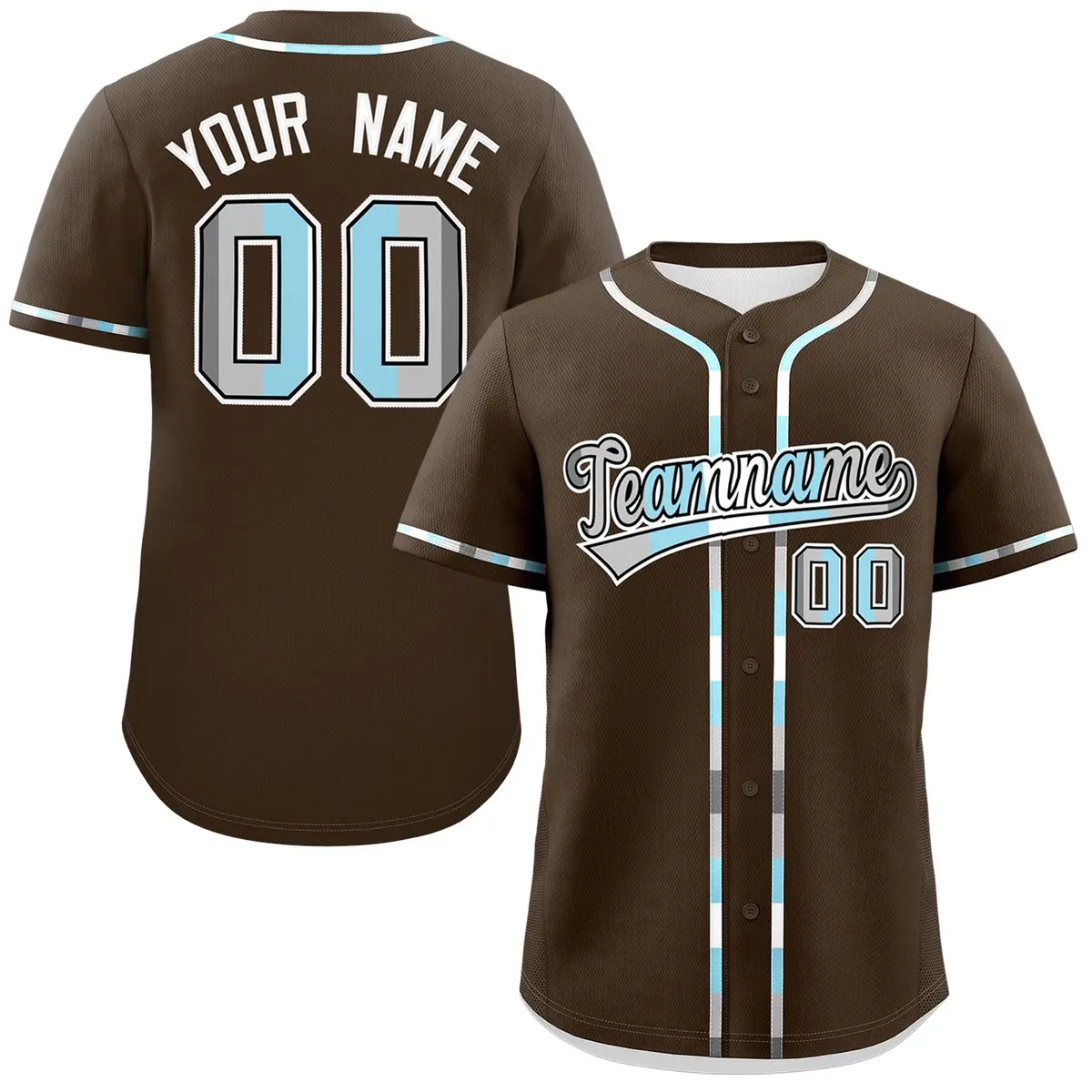 Brown Demiboy Pride Month Classic Authentic Baseball Jersey
