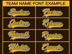 Brown Gold Black-White Classic Hockey Jersey 3