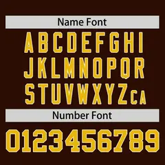 Brown Gold-Cream Raglan Sleeves Authentic Baseball Jersey 4
