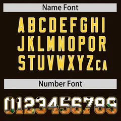 Brown Gold Ice Cream Helmet Pattern Hockey Jersey 4