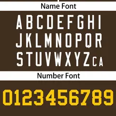 Brown Gold Thick Stripe Authentic Baseball Jersey 4