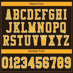 Brown Gold-White Classic Style Mesh Football Jersey 3
