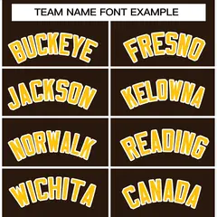 Brown Gold-White Varsity Full-Snap Letterman Jacket 3