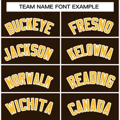 Brown Gold-White Varsity Full-Snap Letterman Jacket 5