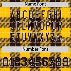 Brown Gold-White Varsity Plaid Pattern Full-Snap Letterman Jacket 4