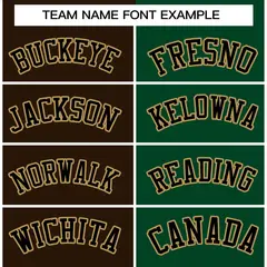 Brown Green-Black Two Tone Split Varsity Full-Snap Letterman Jacket 5