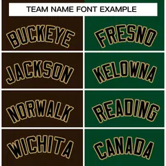 Brown Green-Black Two Tone Split Varsity Full-Snap Letterman Jacket 5