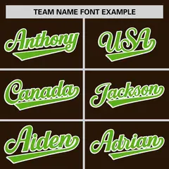 Brown Green Color Block Full-Snap Varsity Letterman Baseball Jacket 3