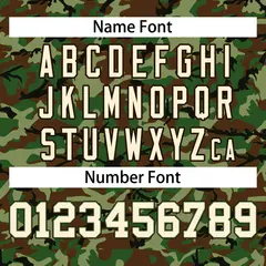 Brown Green-Cream Camo Sleeveless Baseball Jersey 3