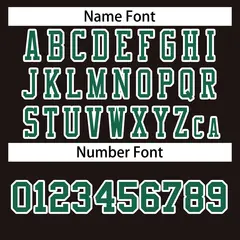 Brown Kelly Green-White Football Jersey 4